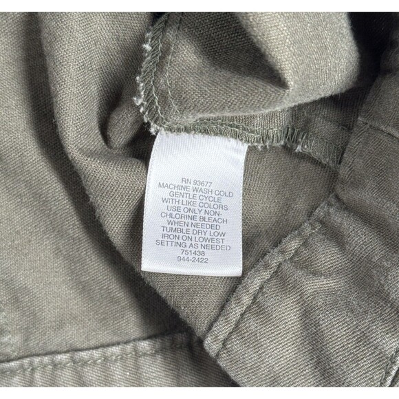 Liz Claiborne Jacket Womens 2X Army Green Casual Fatigue Jacket Military Utility - Picture 7 of 8